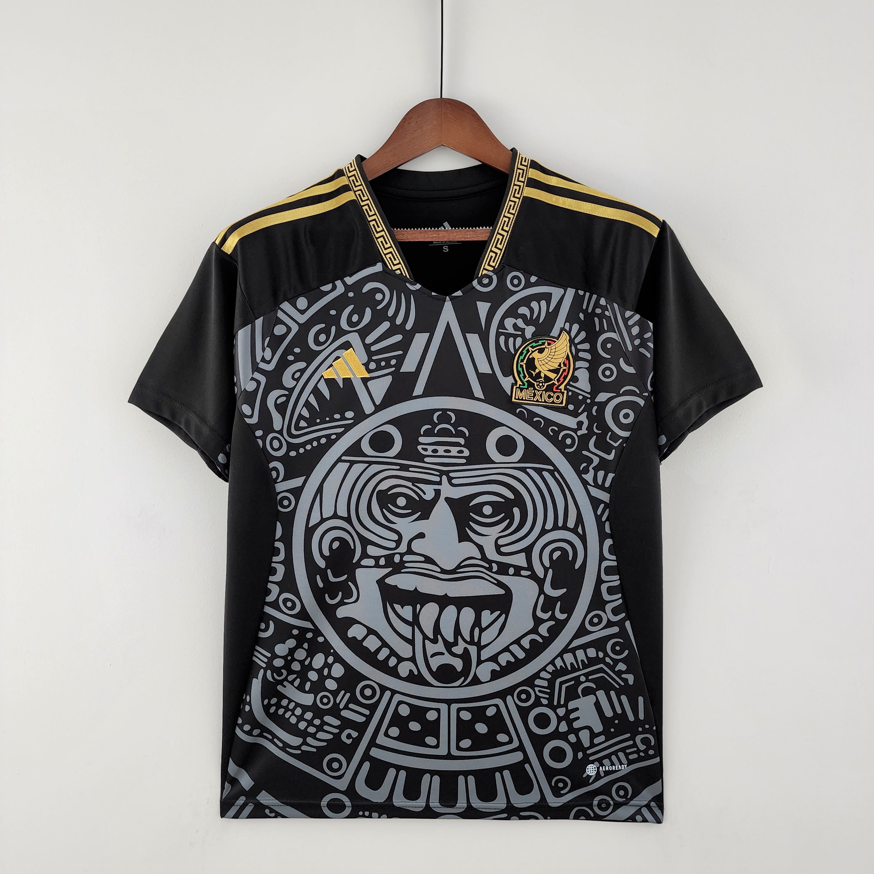 black and gold mexico aztec jersey｜TikTok Search
