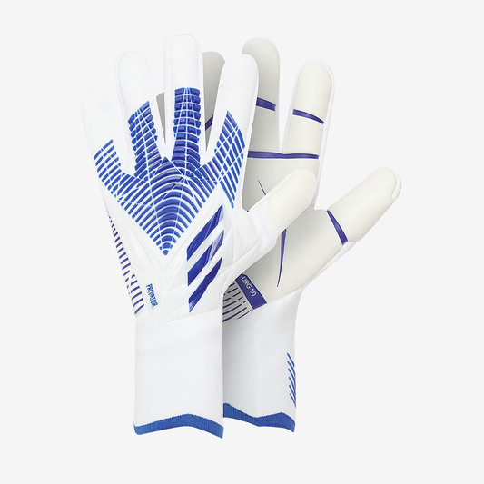 Adidas Predator URG 1.0 Pro Goalkeeper Gloves (White/Blue)