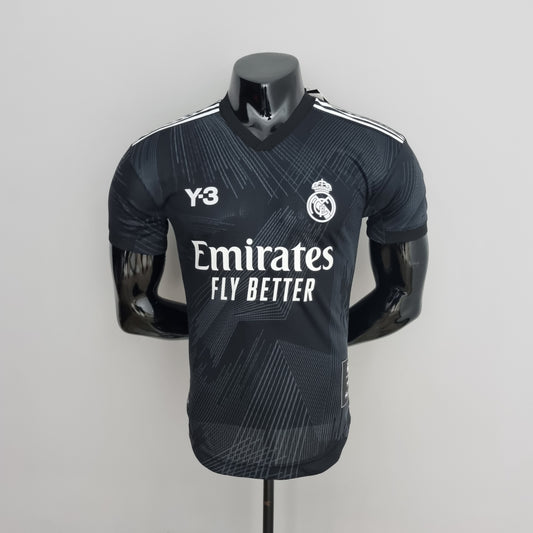 Real Madrid 2021/2022 Y-3 Black Kit - Player Version