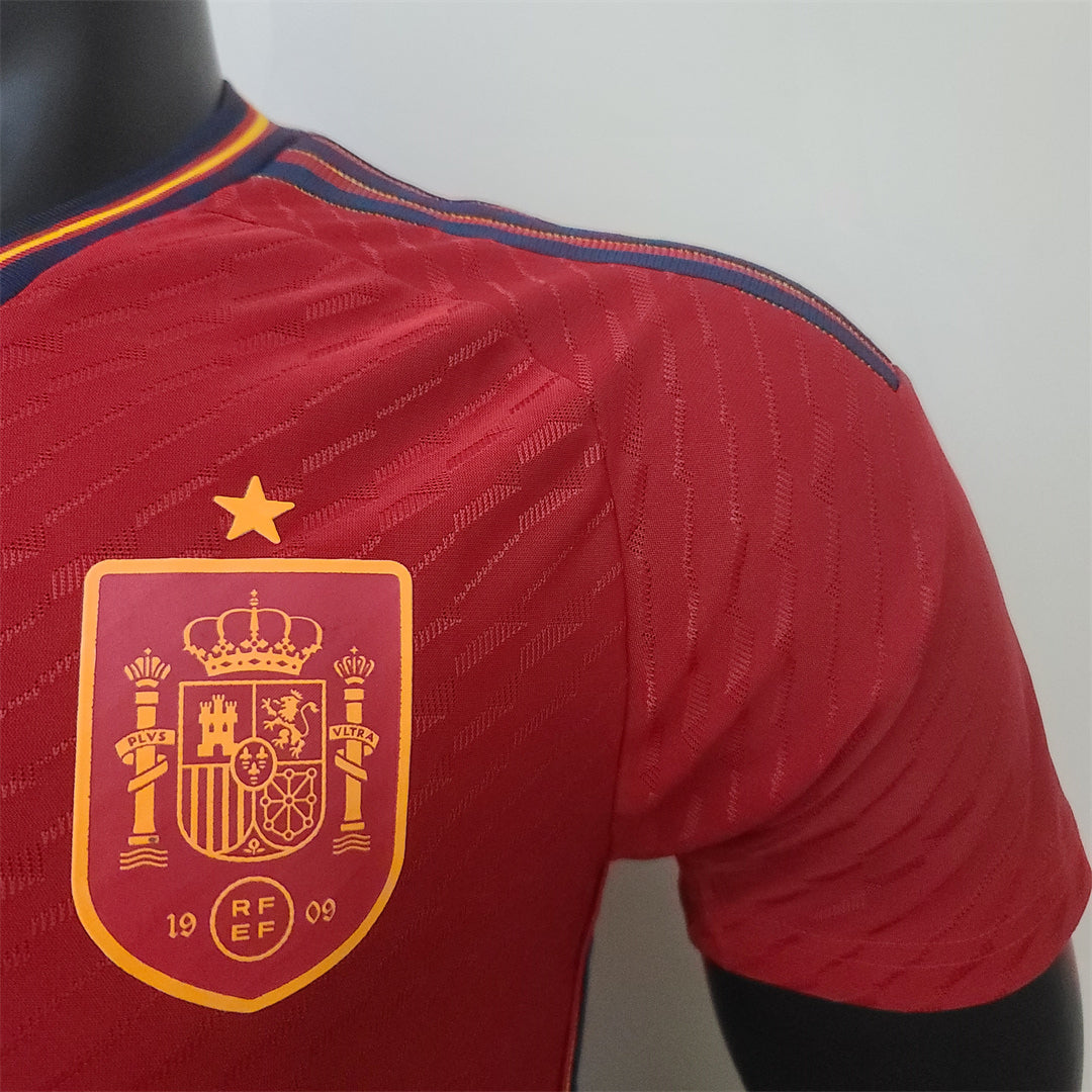 Spain 2022 Qatar WC Home KIt - Player Version