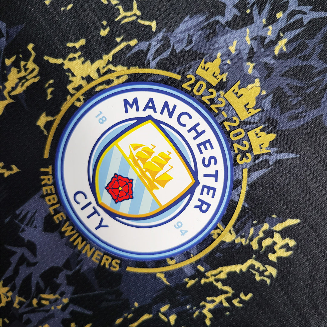 Manchester City 2023/2024 Treble Winners Commemorative Kit