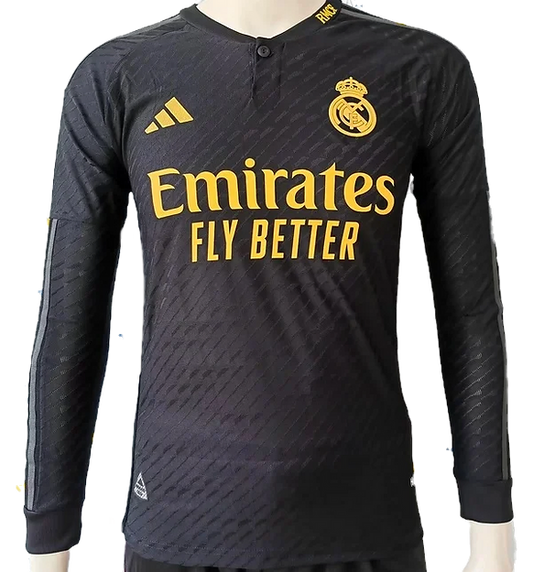 Real Madrid 2023/2024 Third Kit Long Sleeve - Player Version