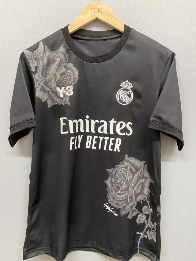 Real Madrid x Y-3 2023/2024 Fourth Black Rose Kit