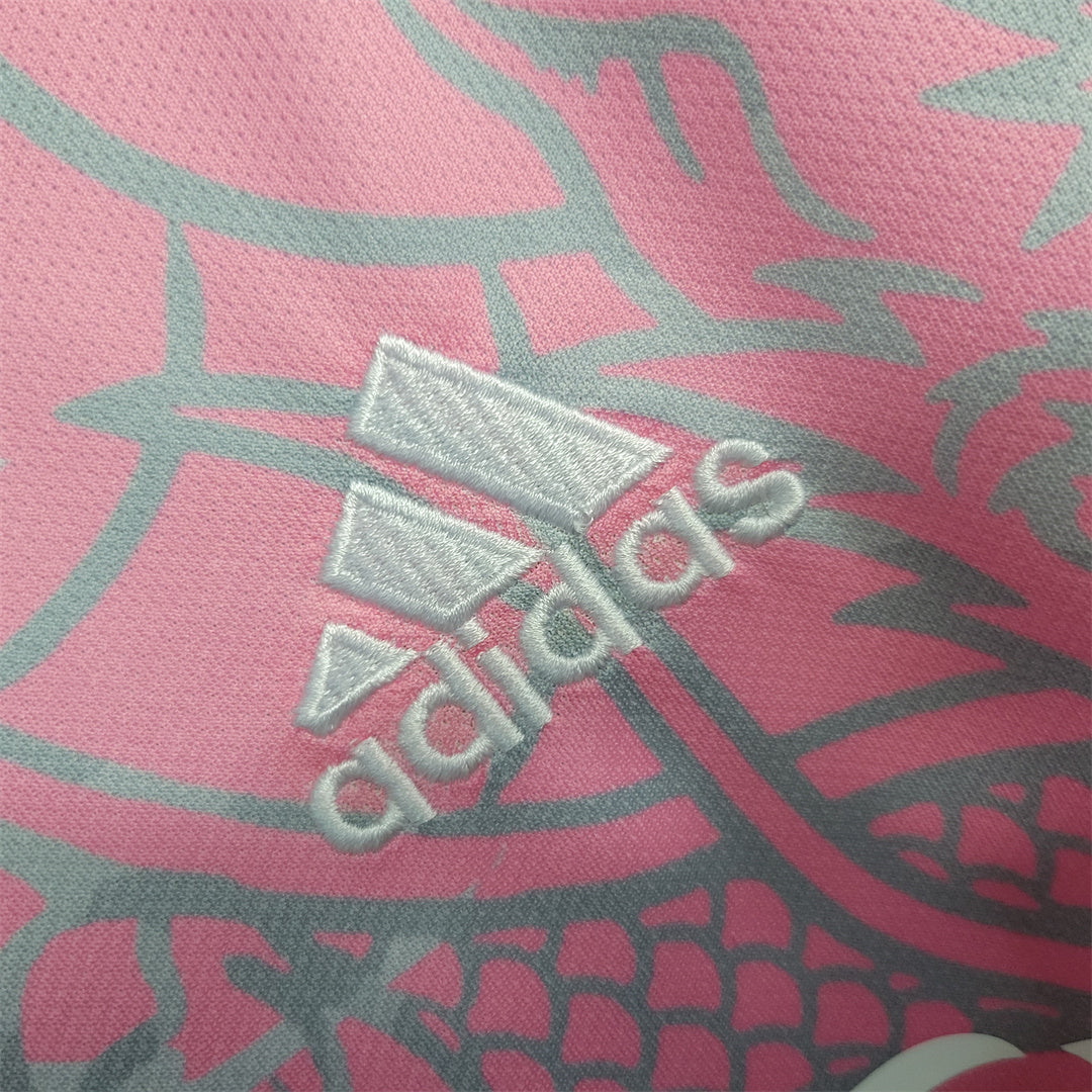 2023/2024 Real Madrid Chinese Dragon Pink Football Shirt