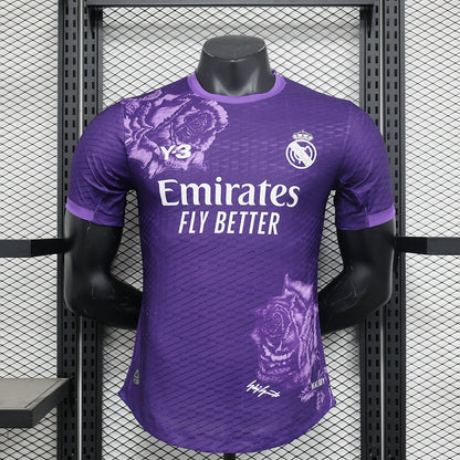 Real Madrid x Y-3 2023/2024 Fourth Purple Rose Kit - Player Version