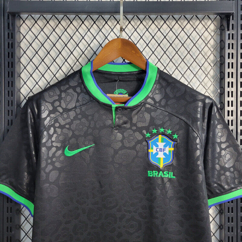 Brazil 2022 Black & Green Leopard Special Kit – OLDFOOTBALLFASHION