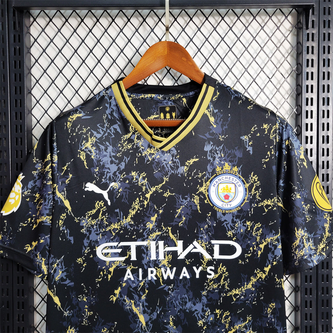 Manchester City 2023/2024 Treble Winners Commemorative Kit