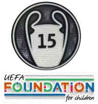 Real Madrid 15 Champions League Winner Badge