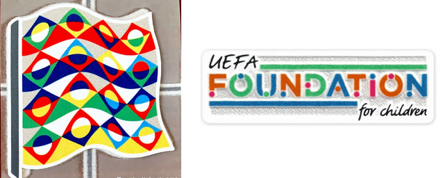 UEFA Euro Nations League 2023 Badges (Set/Flag/UEFA Foundation)