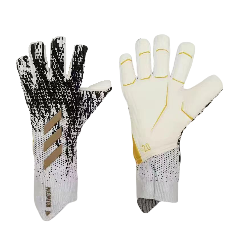 Adidas Predator URG 2.0 Pro Goalkeeper Gloves (White/Gold/Black)