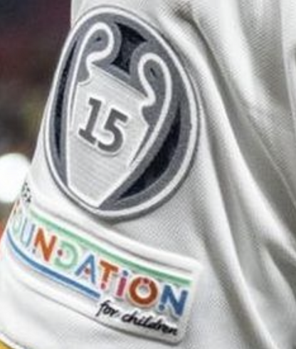 Real Madrid 15 Champions League Winner Badge