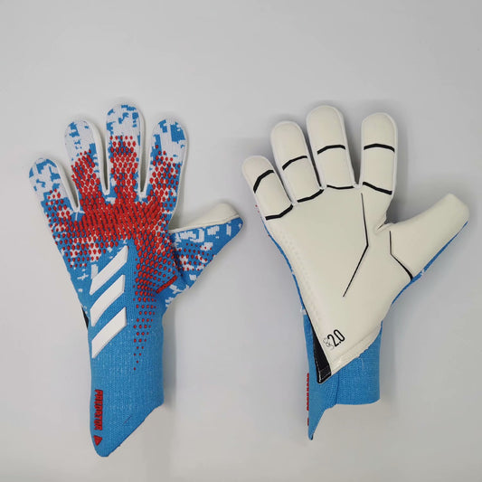 Adidas Predator URG 2.0 Pro Goalkeeper Gloves (Light Blue/Red)