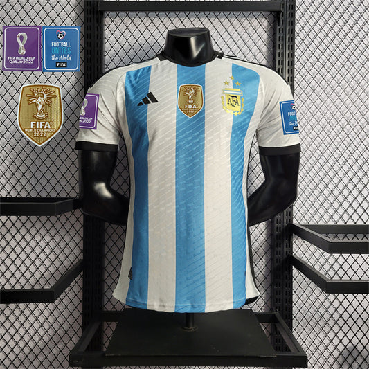 Argentina 2022 3-Stars World Cup Home Kit - Player Version