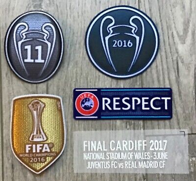 Champions Legaue Real Madrid 2017 Finals Full Badges Pack