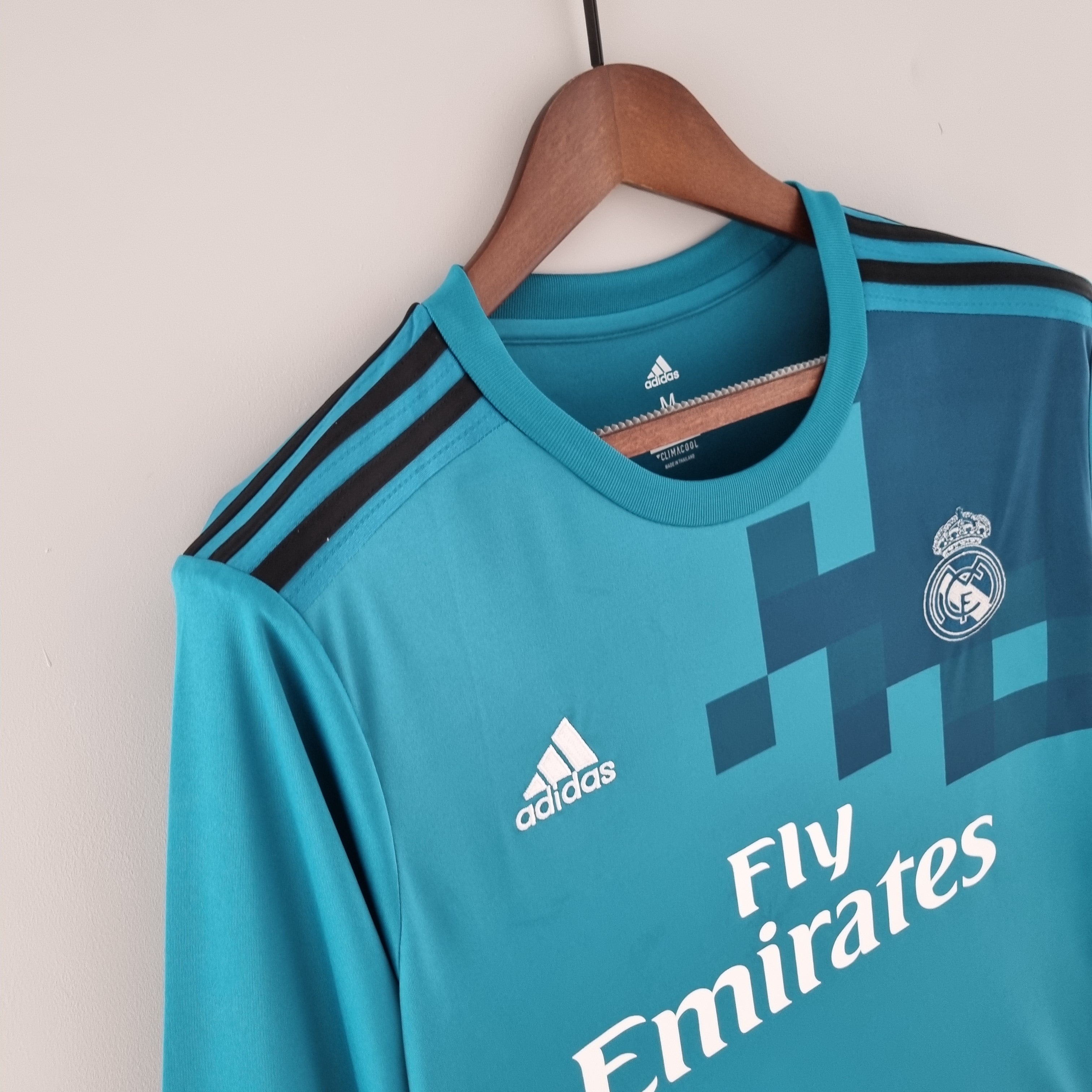 Real Madrid 2017 2018 Third Kit Long Sleeve OLDFOOTBALLFASHION