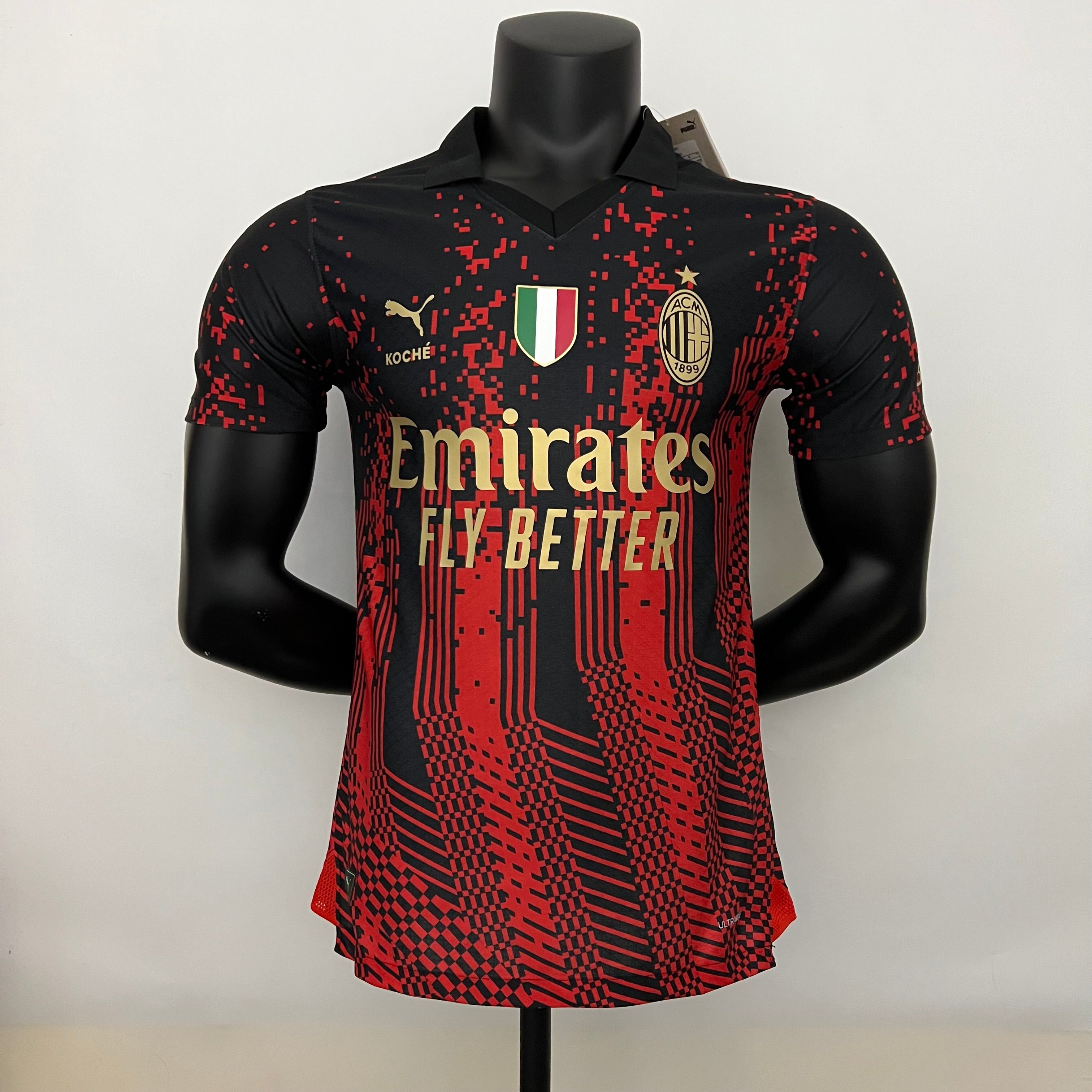 AC Milan x KOCHÉ 2023/2024 Special Home Kit Player Version –  OLDFOOTBALLFASHION