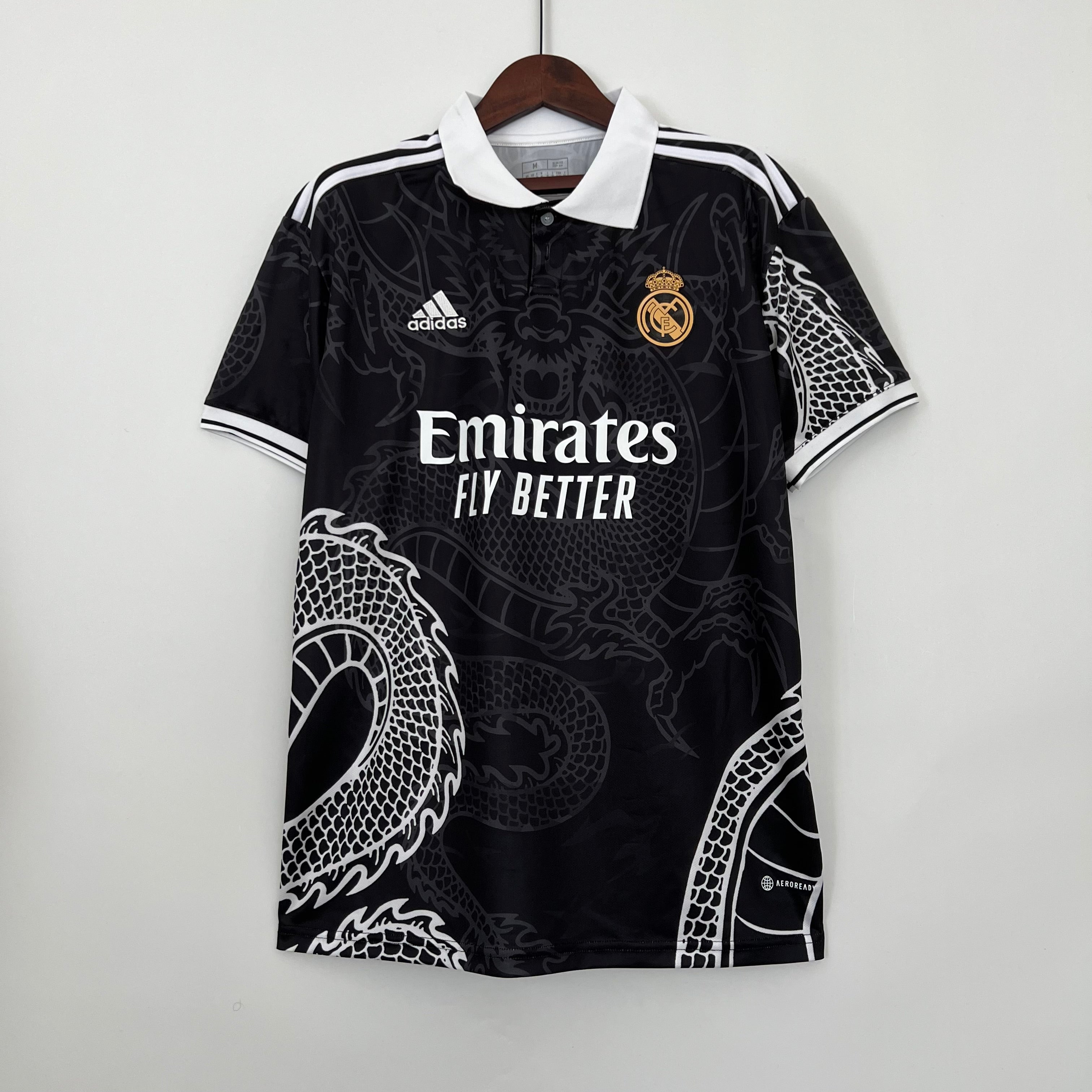 Real Madrid X Chinese Dragon 2022/2023 Kit - Black – OLDFOOTBALLFASHION