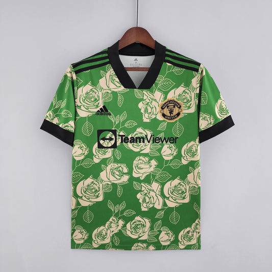 Manchester United 2022/2023 Green Rose Kit